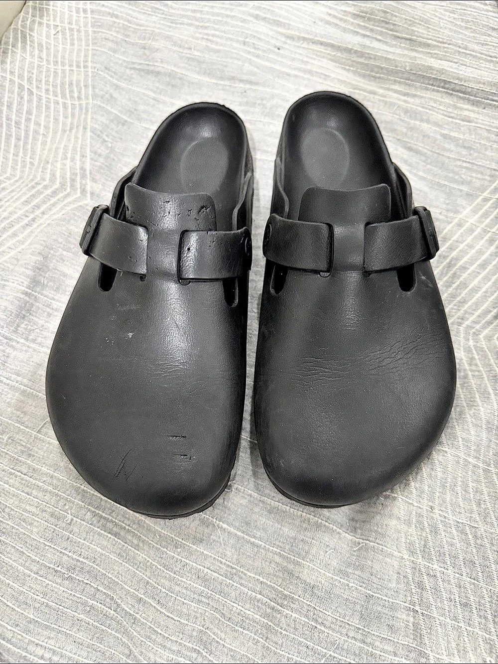 Birkenstock Boston EVA Black Clog Sandals EU 43